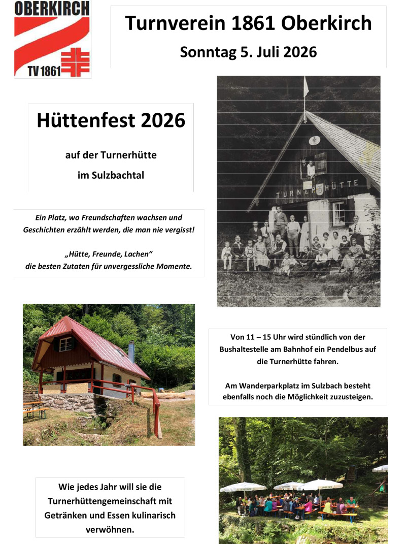 Turnerhüttenfest 2026
